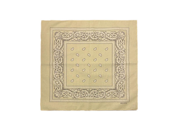 Bomull skjerf Lys gul 